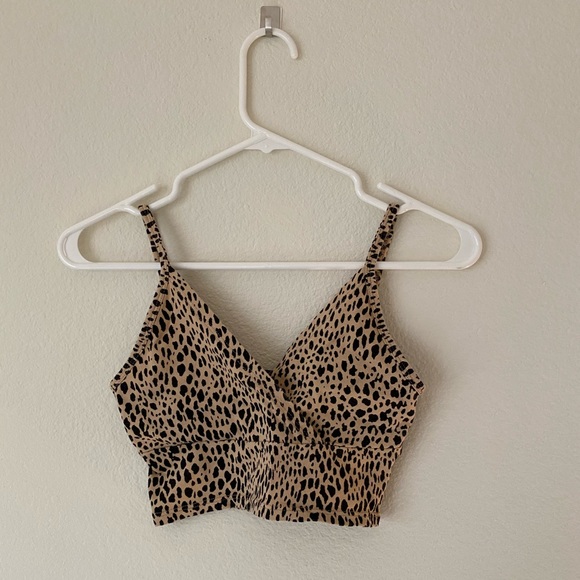Brandy Melville Tops - *SOLD* BRANDY MELVILLE cheetah print amara tank